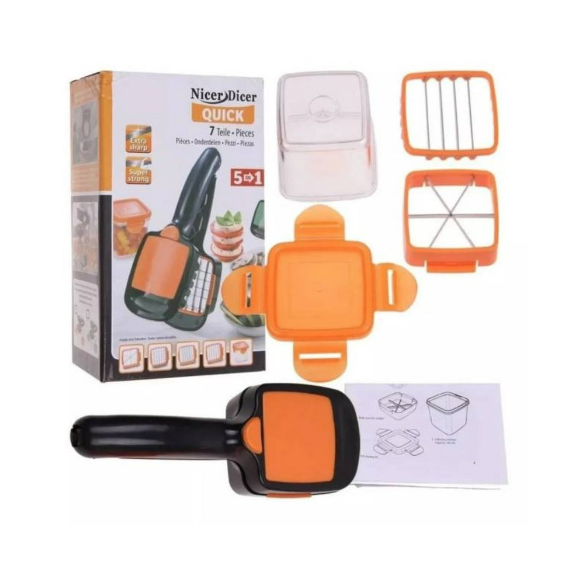 Tomasstore - Cortador Picador Vegetales Y Frutas Múltiple Nicer