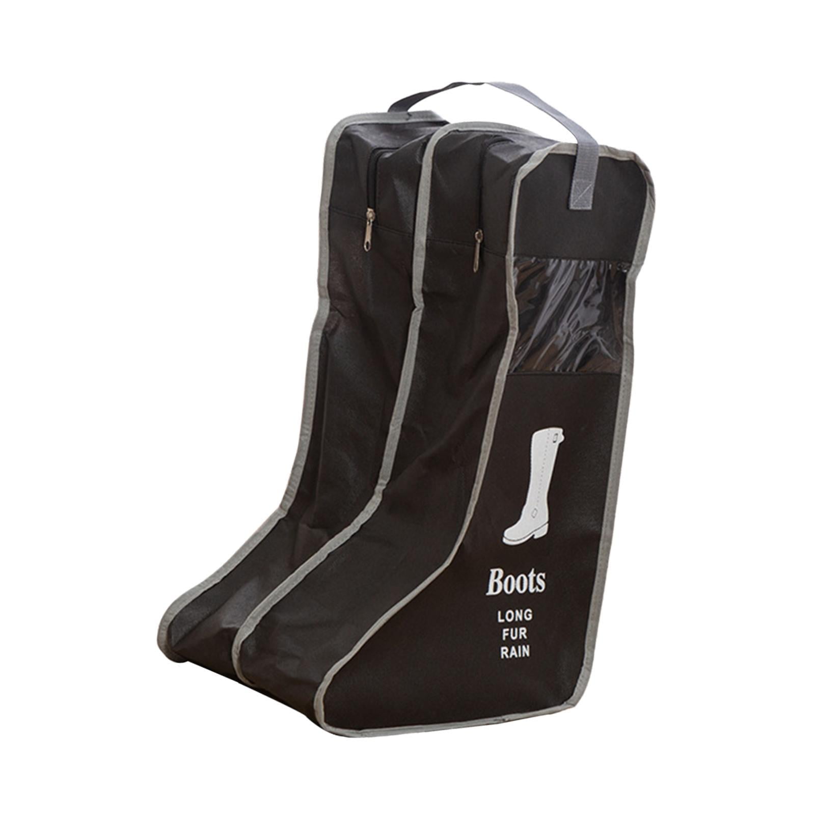 Bothyi - Bolsa De Almacenamiento De Botas Bolsa De Zapatos Ligera Y Moderna Para Viajes Trekking Mochilero 28 Cm X 25 Cm X 46 Cm Negro