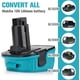 thumbnail image 3 of Adaptador de Batería DCA1820 para Ma*kita 18V Compatible con Ma*kita Convertidor de Batería de Litio para De*Walt CA1820 18V DC9180 DC9096 Uso de Herramienta, 3 of 7