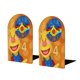 thumbnail image 1 of Dibujos Animados de Tobee Sujetalibros decorativos temáticos, tope para estantería con base antideslizante, uso dual para hogar y oficina - 2 piezas, 1 of 6