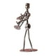 thumbnail image 4 of Estatua De Hombre Músico Escultura De Músico Para Mesa Sala De Estar Estantería Trompeta, 4 of 5