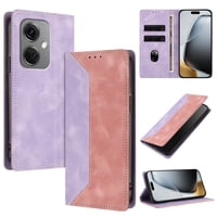 Funda Foxdock Para Oneplus Nord Ce3 De Cuero Premium Bicolor Con Ranuras Rfid, Carcasa Tipo Billetera Antigolpes Y Soporte Plegable