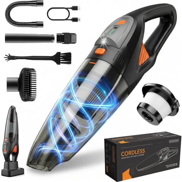 Aspiradora de mano EASYPAL 25000 Pa 8000 mAh 600 ml para auto