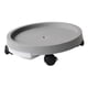 thumbnail image 3 of Bandeja de macetas movibles con ruedas universales Maceta Caddy Bandeja de jardinera de almacenamiento de cojinete alto redondo para tienda Hotel, 3 of 5