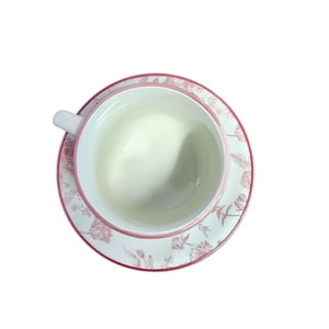 Disparo - Set Taza Con Platillo Royal 260Ml 15Cm Diseño Rose Cocina
