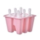 thumbnail image 5 of Molde De Silicona Para Hacer Paletas De Hielo Molde Para Paletas De Helado Moldes Congelados 6 Celdas Rosa, 5 of 5