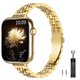 thumbnail image 1 of Correa de Metal Compatible con Apple Watch TiMOVO 46mm Dorada, 1 of 7