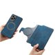 thumbnail image 2 of Funda Billetera Magnética para Honor 200 Lite Soporte Tarjetas Desmontable Azul, 2 of 6