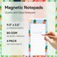 thumbnail image 2 of Bloc de notas Modern Shop 23x9 cm pack de 4 con diseño de frutas, 2 of 9