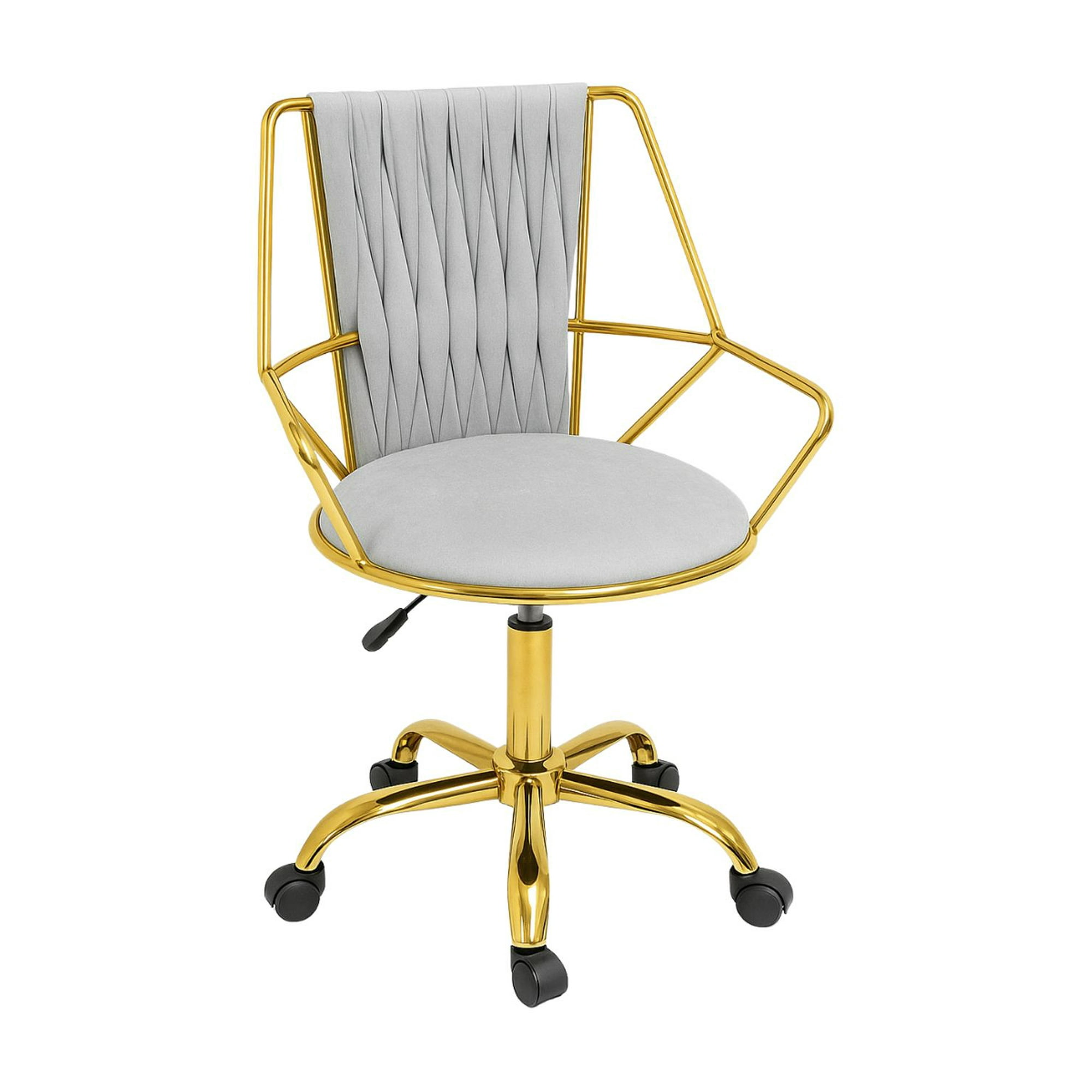 Habita2 Chile - Silla De Escritorio Acolchada Abu Dhabi Gris