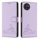 thumbnail image 1 of Funda tipo cartera FOXDOCK para itel S23 con soporte, ranuras, RFID, diseño de gato, 1 of 5