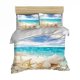thumbnail image 2 of Sea Sand Beach Blue Sky Quilt Duvet Cover Set Children Comforter Cover3-Piece Bedding Set, 2 of 5
