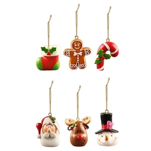 Bothyi - Colgante Navideño Bonito, Colgante Decorativo Para Armario De Sala De Estar, 6 Uds.