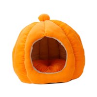 Ioensy - Cama Para Gatos De Calabaza Para Gatos De Interior, Camas Suaves Para Perros Para Gatitos, Cachorros Y Gatos