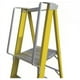 thumbnail image 2 of Escalera Industrial Plataforma Fibra De Vidrio 8 Peldaños Amarilla, 2 of 3