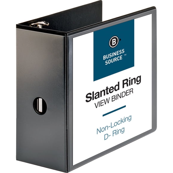 Binder Business Source Basic Ring View con bolsillos A4