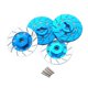 thumbnail image 1 of 4x RC Disco De Freno Hex Hub Rueda Llanta Neumáticos Disco De Freno Para Actualizaciones Piezas De Repuesto Azul, 1 of 5