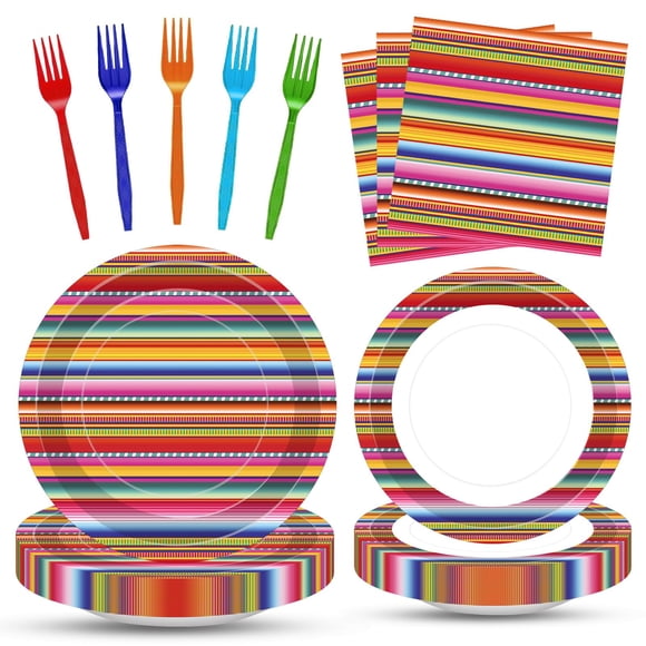 Juego de Vajilla Tedercle 100 piezas - Artículos para Fiesta