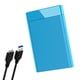 thumbnail image 3 of Caja SSD Para Disco Duro Externo De 2,5 Pulgadas Con Cable USB Soporte Ligero Azul, 3 of 5