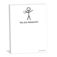 Bloc De Notas Guajolote Prints You Awesome 10 X 13 Cm