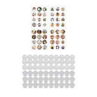 Bothyi - Insignia De Botón, Conjunto De Insignias Diy, Fácil Instalación, Múltiples Para Niños, Niñas Y Adultos