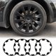 thumbnail image 1 of Protectores de llanta STELLEN TEC 51 cm negro mate – set de 4, 1 of 3