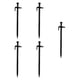 thumbnail image 4 of 5x Carpas Con Clavos Resistentes, Inflexibles, Con Anilla De Cuerda, Estacas Para Acampar, 30 Cm, 4 of 4