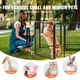 thumbnail image 3 of Parque infantil plegable para perros VEVOR, 8 paneles de metal, 60 x 60 cm, con accesorios, 3 of 9
