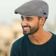 thumbnail image 2 of Boina de malla para hombre y mujer, boina de primavera y verano, transpirable, gorra delantera, gorra de malla de alambre para hombre, 2 of 5