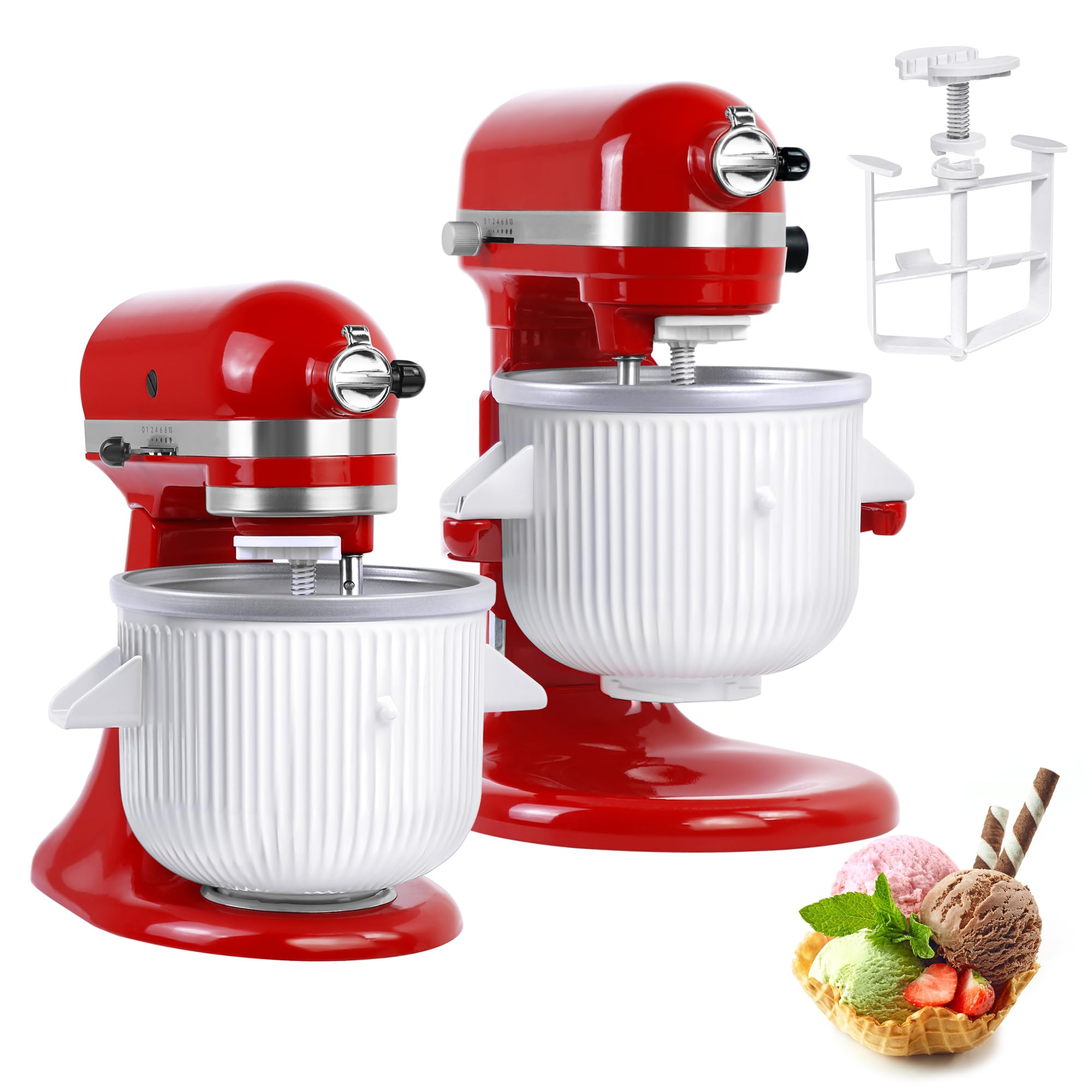 Accesorio Kitoart Para Hacer Helados Para Batidora Kitchenaid 2 Litros