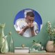 thumbnail image 5 of Kylian Mbappé Plato decorativo de porcelana fina (bone china), plato decorativo de cerámica para hogar, oficina, soporte de pared, platos decorativos para dormitorio 15 cm, 5 of 6