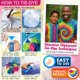 thumbnail image 4 of Kit de tie-dye Jim&Gloria con 36 polvos y 12 botellas, soda ash, 4 of 5