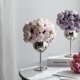 thumbnail image 3 of Xiao Hua Rosas artificiales pequeñas - 2 ramos de rosas blancas de 28 cm, rosas de seda con tallos, rosas artificiales para decoración, rosas artificiales realistas para el hogar/boda/fiesta, 3 of 3