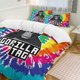 thumbnail image 1 of Tie Dye Gorilla Tag Comforter Set Soft 3 Pcs Twin Bedding Sets Thicken for All Season, 1 of 5