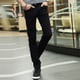 thumbnail image 4 of Pantalones casuales ajustados para hombre, elásticos, de color puro, de corte regular, para invierno y otoño., 4 of 8