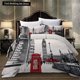 thumbnail image 1 of x1649 Bed Sheets The Streets Of London Print Bedding Set, Soft Comfortable Breathable Duvet Cover, For Bedroom Guest Room Decor 3-Piece Bedding Set (1 Duvet Cover + 2 Pillow Shams) nj1649, 1 of 5