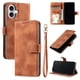 thumbnail image 5 of Funda Cartera para iPhone 17 Tapa con Ranuras, Soporte y Correa Marrón, 5 of 5