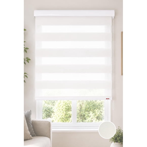 Cortina Roller Duo 165x160 Perla