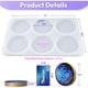 thumbnail image 3 of HeyClear Silicone Molds for Resin Coasters, 6-Cavity Round, 3 of 3