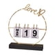 thumbnail image 4 of Calendario De Escritorio De San Valentín, Calendario Diario Perpetuo Con Tapa Para Escritorio, Mesa De Hogar, Base Negra De Amor, 4 of 5