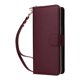 thumbnail image 2 of Funda Cartera con Cremallera y Correa para Samsung Galaxy S26 Ultra 5G Soporte y Tarjetero Rojo, 2 of 6