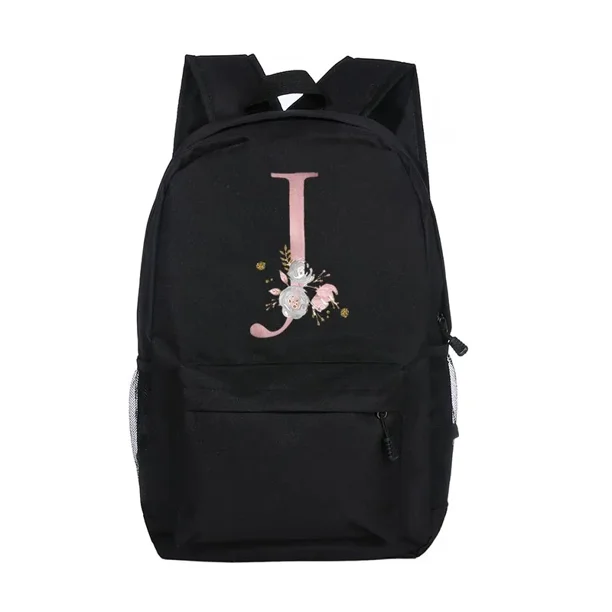 Personalized Girls School Bags Custom Letter with Name Print Backpack Kindergarten Children Schoolbag Teenage Kids Daypack Gifts
