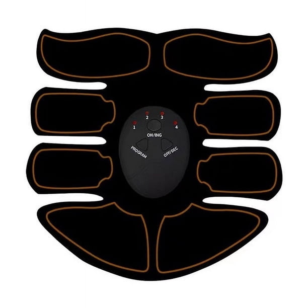 Rechargeable ABS Stimulator - Portable Abdominal Toning Belt for Men and Women - Build Muscle and Strength with Workout Equipment