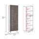 thumbnail image 5 of Alacena Mueble Fendi Blanco - Castaño, 5 of 5