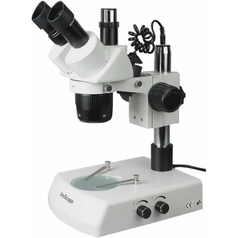 Microscopio Estéreo Amscope Sw-2T24Z Trinocular 20/40/80X