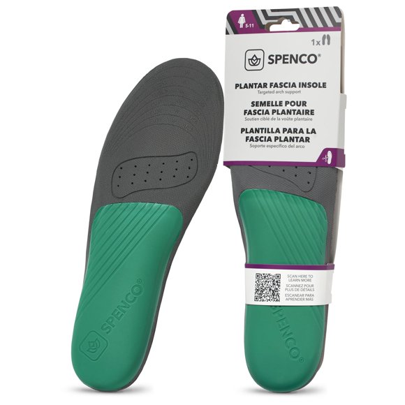 Plantilla Spenco Plantar Fascia Recortable para Mujer Tallas 5-11