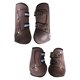thumbnail image 5 of 4 Uds Botas De Caballos Protección De Piernas Para Entrenamiento De Salto Accesorios Ecuestres Marrón L, 5 of 5