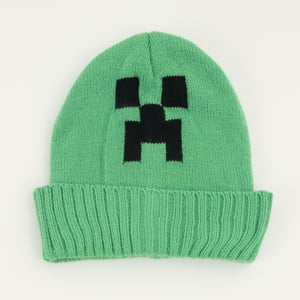 Gorro Niño Creeper Verde Minecraft