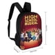 thumbnail image 2 of High School Musical-theme Backpack, Campus style schoolbag Bookbag with Adjustable Shoulder Straps And Large Zip Compartment, Unisex Travel Bags., 2 of 6