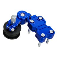 Ioensy - Ajustador De Cadena De Motocicleta Universal Premium De Alto Rendimiento, Guía Tensora Azul